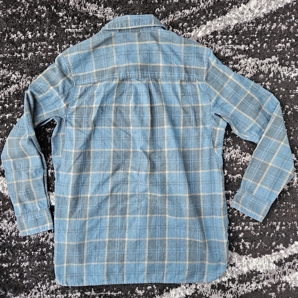 Mountain Hardwear Long Sleeve Flannel Plaid Turquoise Button Up Shirt Women's S - Picture 13 of 14